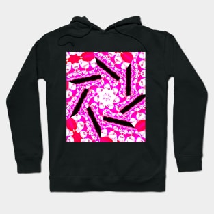 Bright pink flower for for a good mood Hoodie